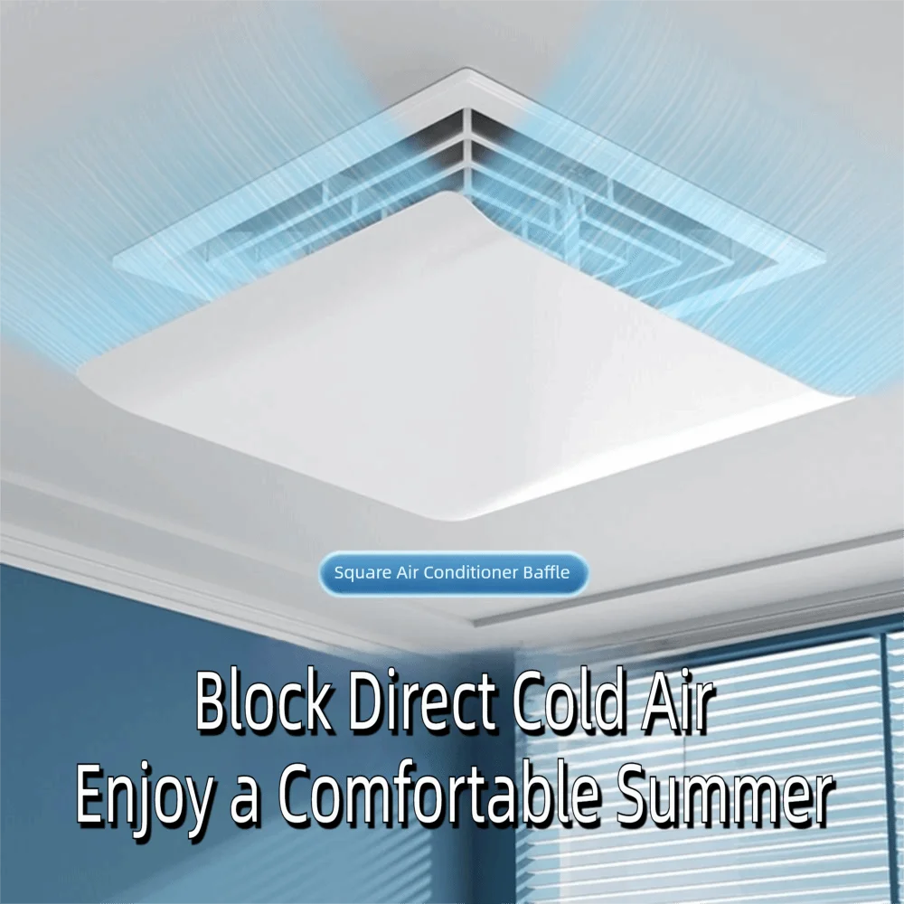 Durable 30/45cm Air Conditioner Deflector Adjustable Angle Anti Direct Blow Wind Deflector Air Conditioner Baffle