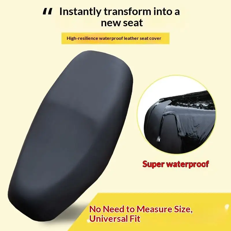 

Versatile Waterproof Motorcycle Seat Cover with Long Lasting Elastic Leather