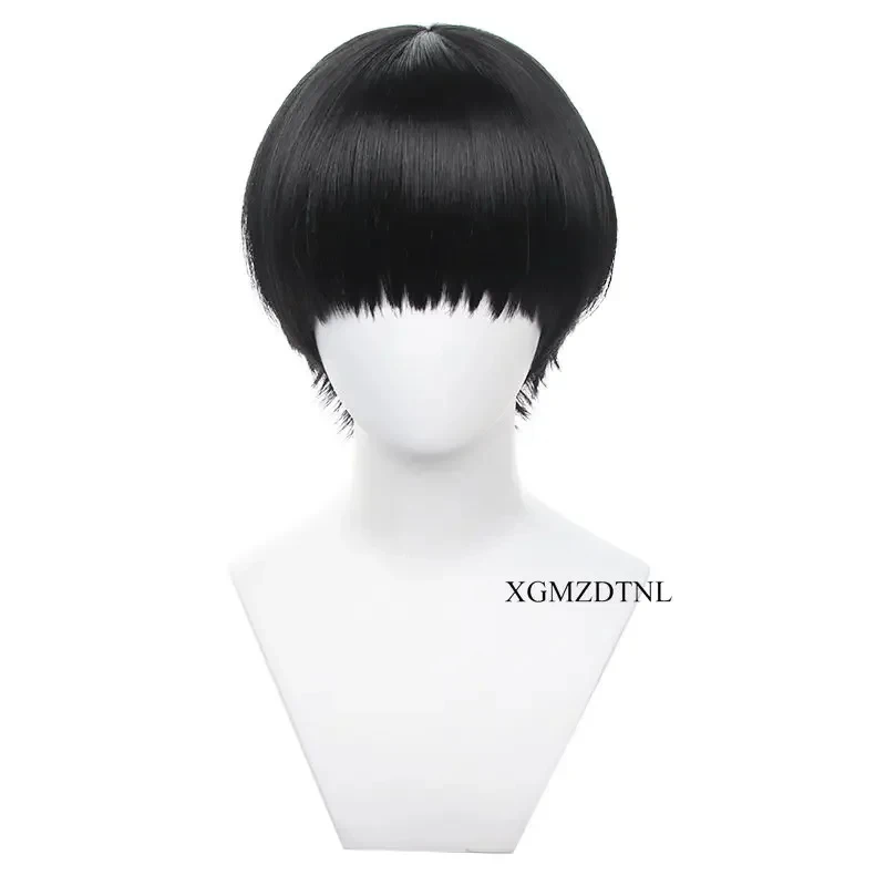 x;3,c'5\b/BLUE LOCK Niko Ikki Men Black Wig Role Party Halloween Anime Cosplay Wigs Heat Resi5'g,\j'8/ view 6