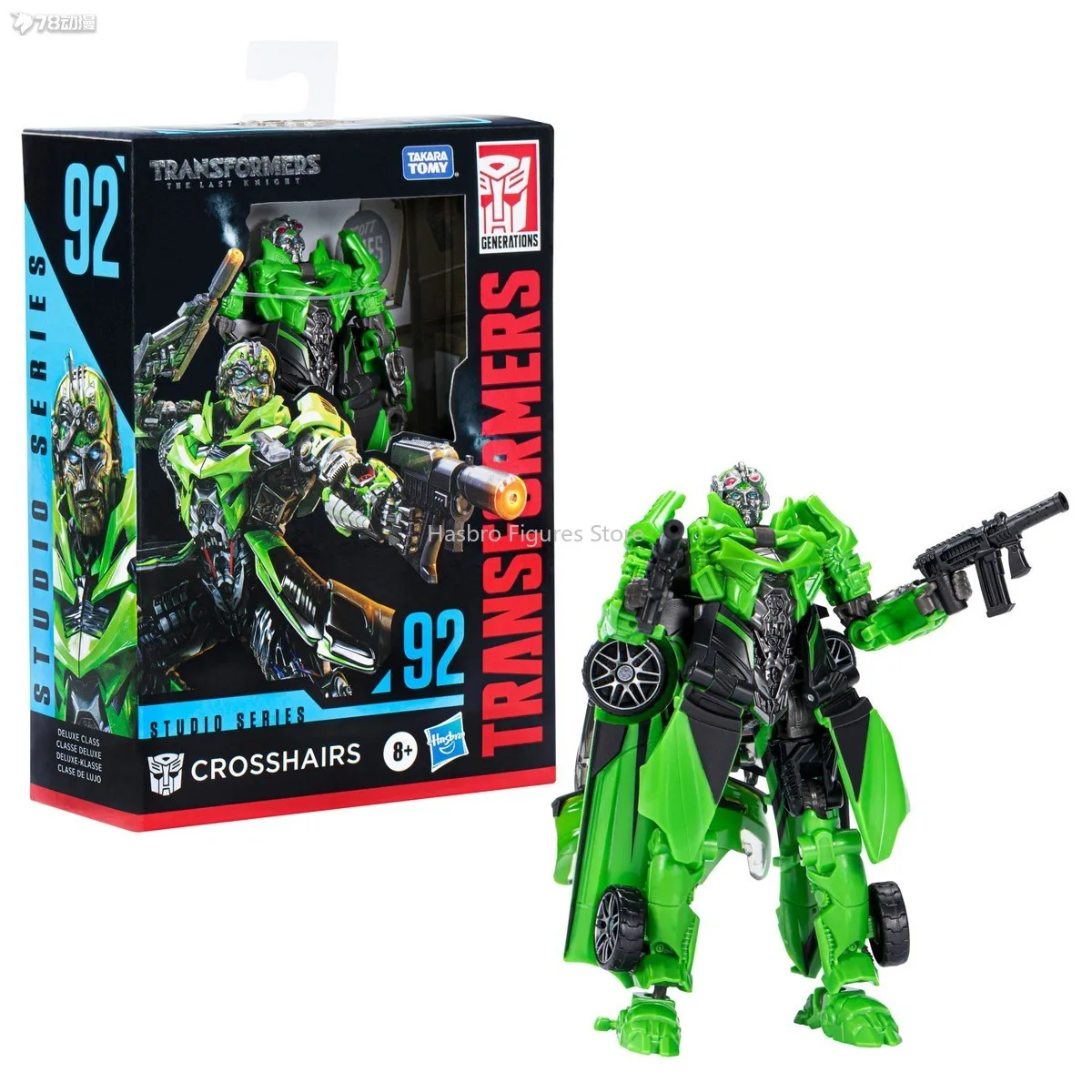 W magazynie Hasbro Transformers Studio Series Ostatni rycerz SS92 Crosshairs Figurka kolekcjonerska Hobby Zabawka Prezent