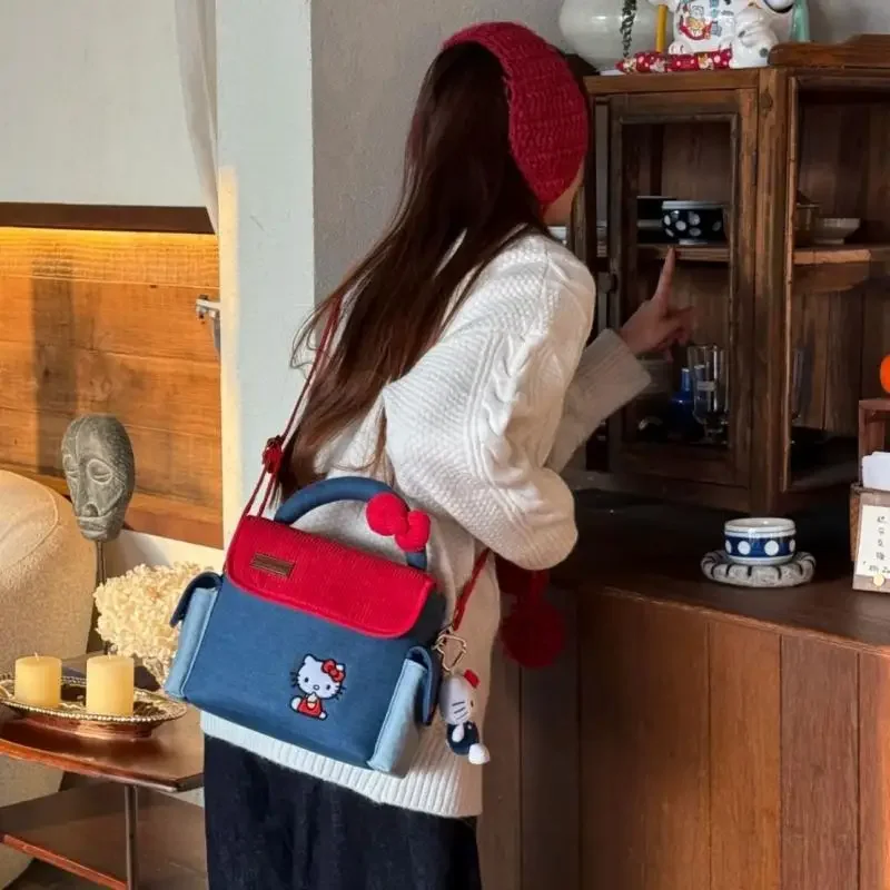 جديد مرحبا كيتي حزمة حقيبة كروسبودي كتف واحد كل مباراة لطيف فتاة حقائب للهدايا للمرأة حمل حقيبة أنيمي الشكل