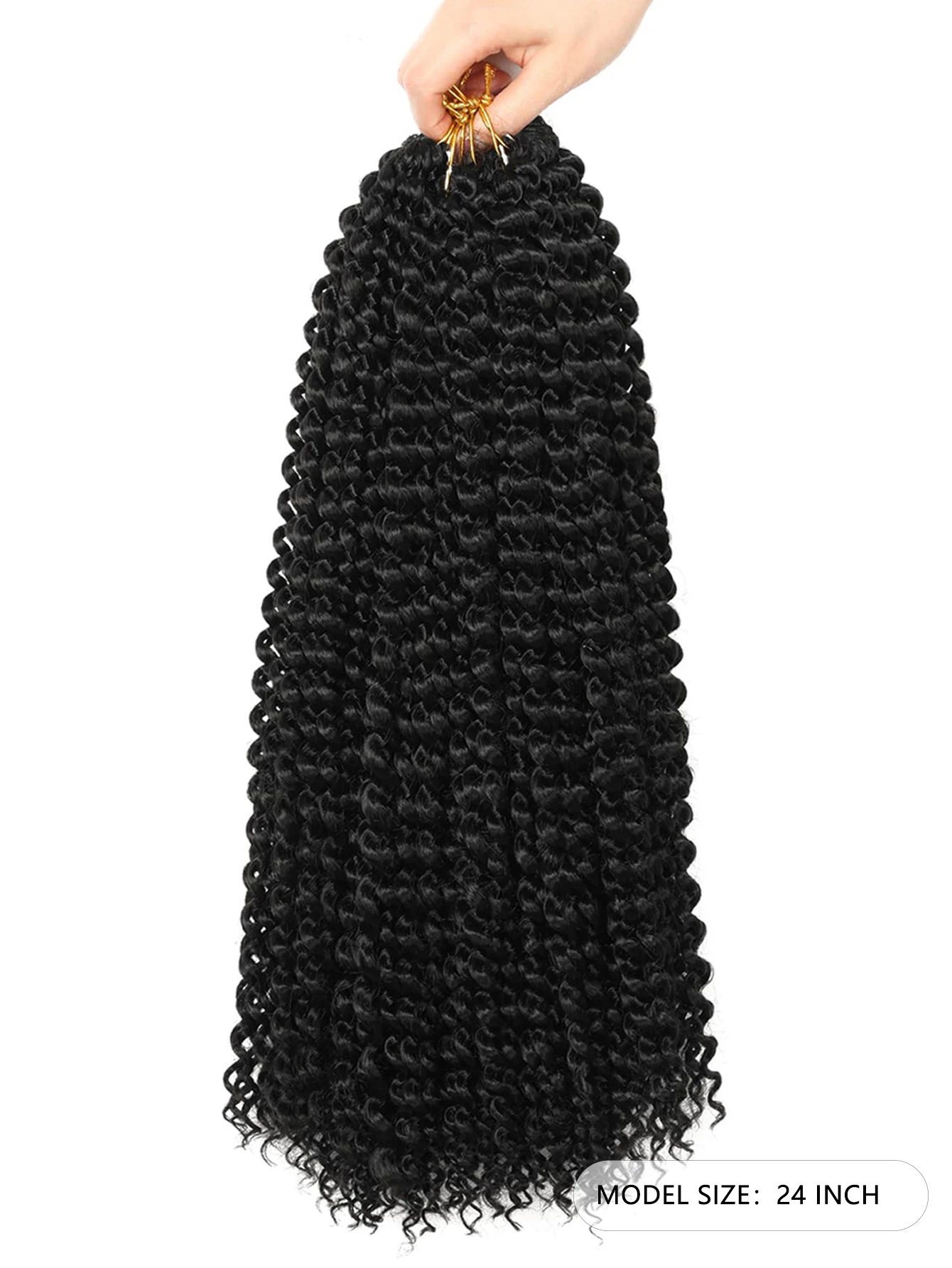 Long Passion Twist Hair (18,24 Inch) Water Wave Crochet Hair for Black Women Passion Twist Crochet Hair for Butterfly Locs 1 Pac