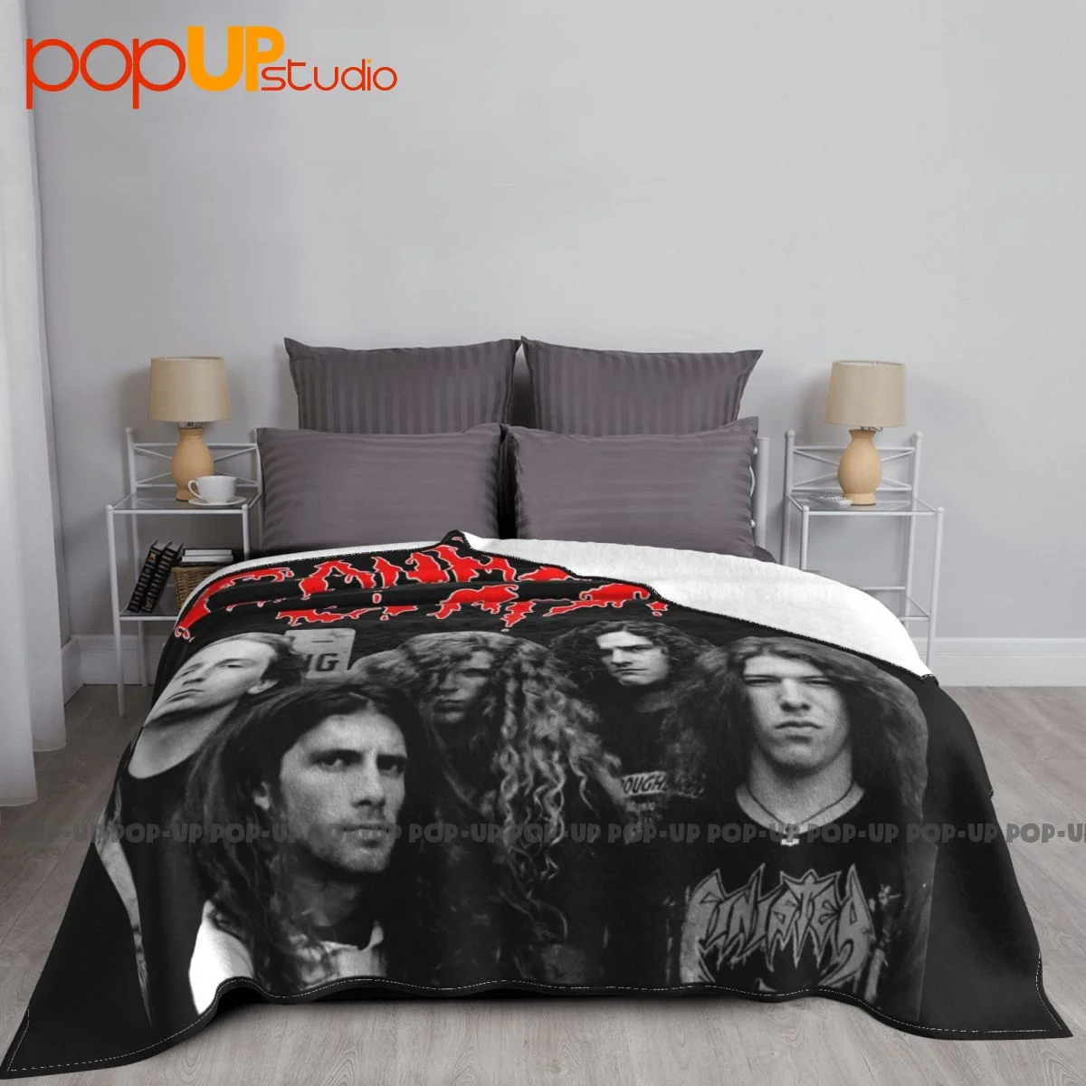 Cannibal Corpse Blanket Velvet Classic Nap Blanket Faux Fur Throw Sofa Decorative