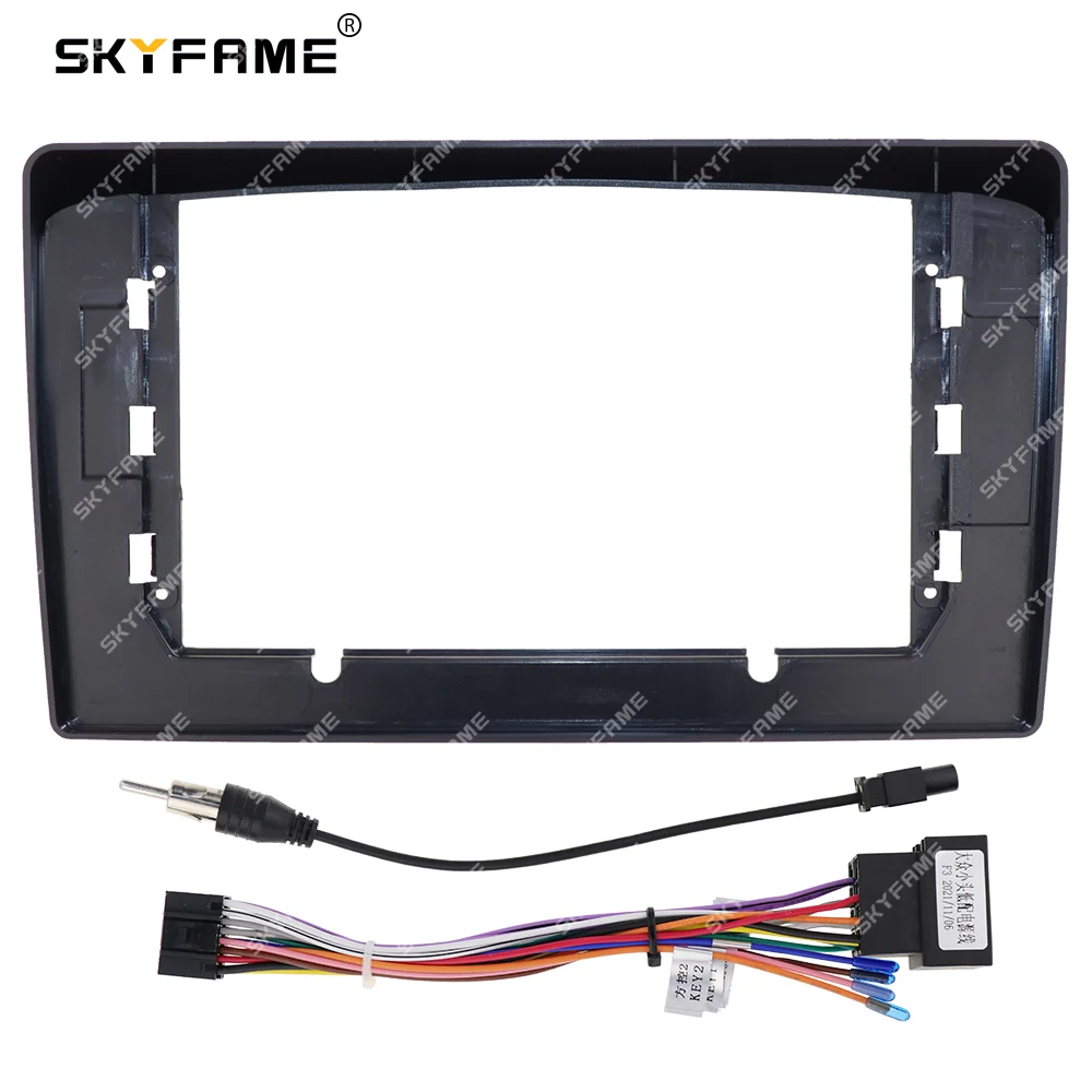 SKYFAME Car Frame Fascia Adapter Canbus Box Decoder Android Radio Dash Fitting Panel Kit For GWM Great Wall Florid