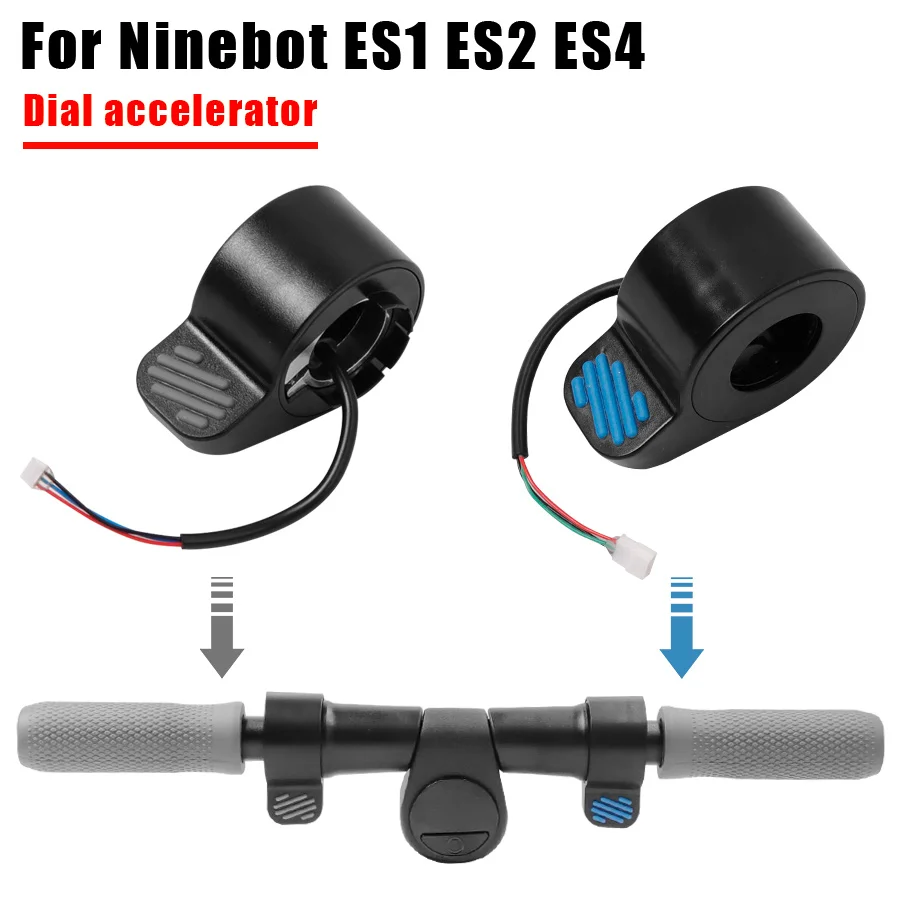 Kit Bagian Rem Throttle Tombol Jari Pedal Akselerator E-sepeda untuk Ninebot ES1 ES2 ES3 ES4