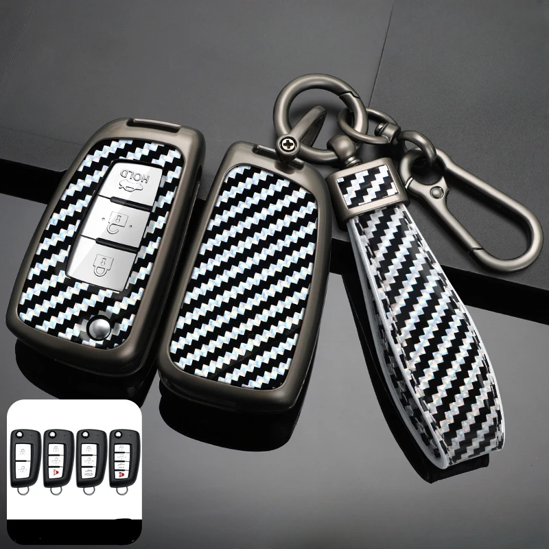 

Zinc Alloy Car Key Case Cover keychain For Nissan Qashqai X-trail Murano Maxima Altima Juke QUEST Livina Tiida Nismo