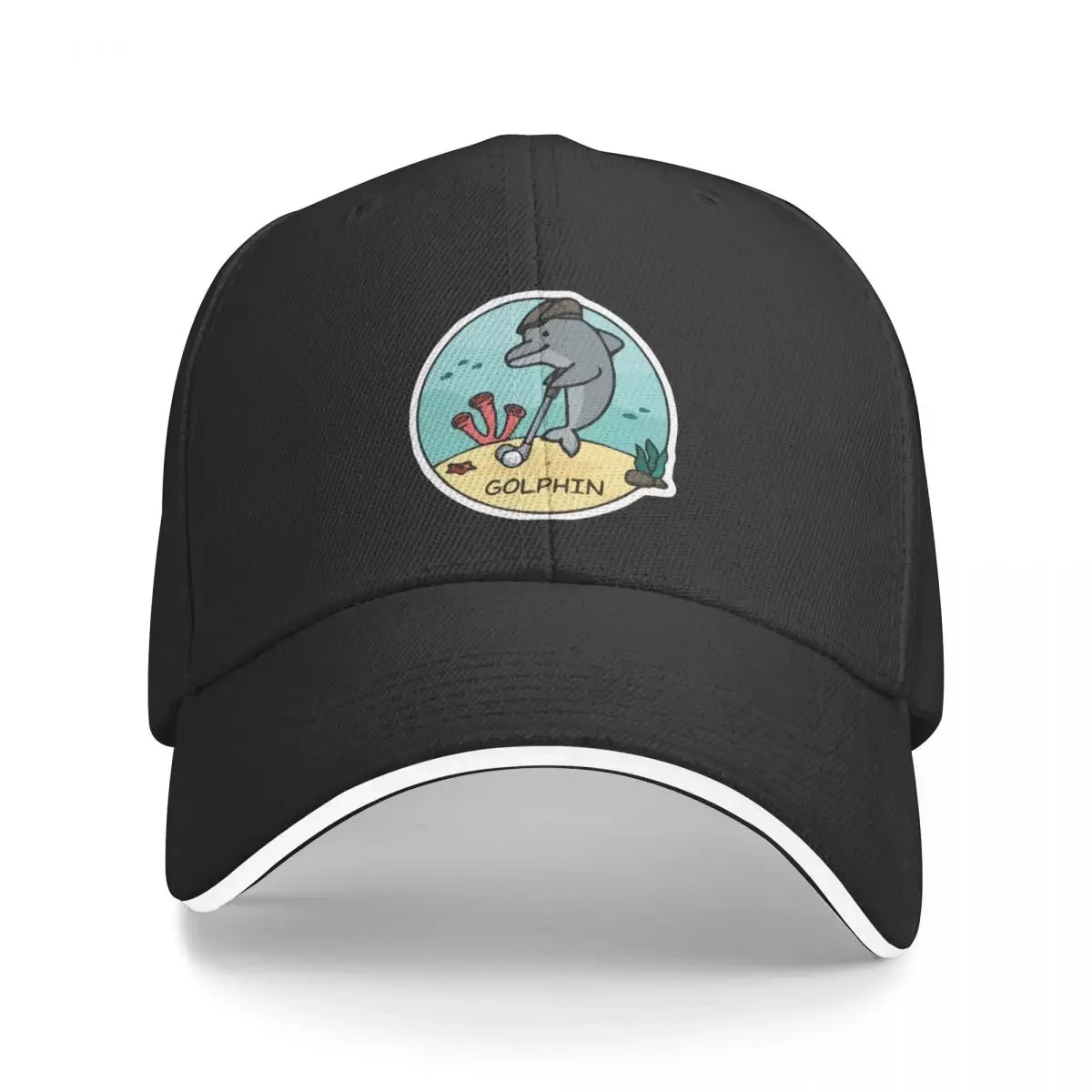 

New GOLPHIN T-SHIRTS_STICKER FOR MENS & WOMENS Baseball Cap Mountaineering Anime Thermal Visor black Woman Hats Men's