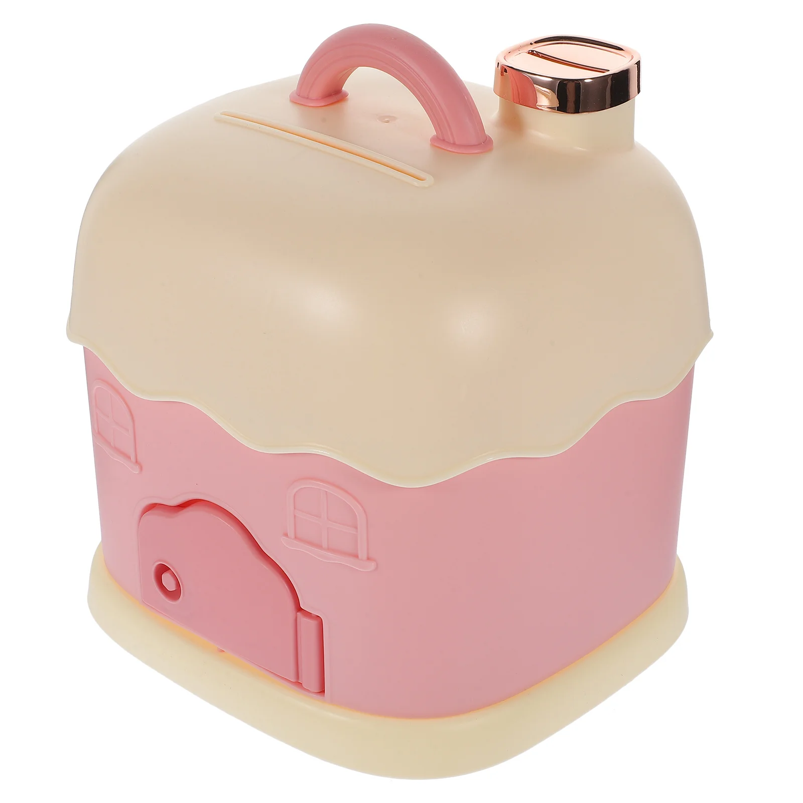 

Mini Piggy Bank Cottage Shape Cartoon Coin Bank for Kids Boys Girls Home Decoration Money Jar House Shape Money Box