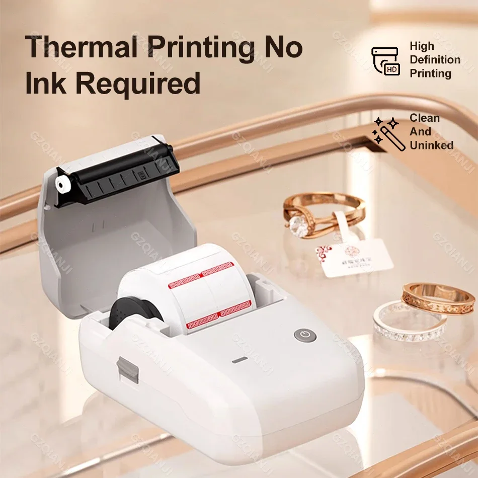 NIIMBOT Mobile B1 Label Printer Bluetooth Thermal Paper Pocket Maker Self-Adhesive Sticker Labeling Tag Price for Retail Store