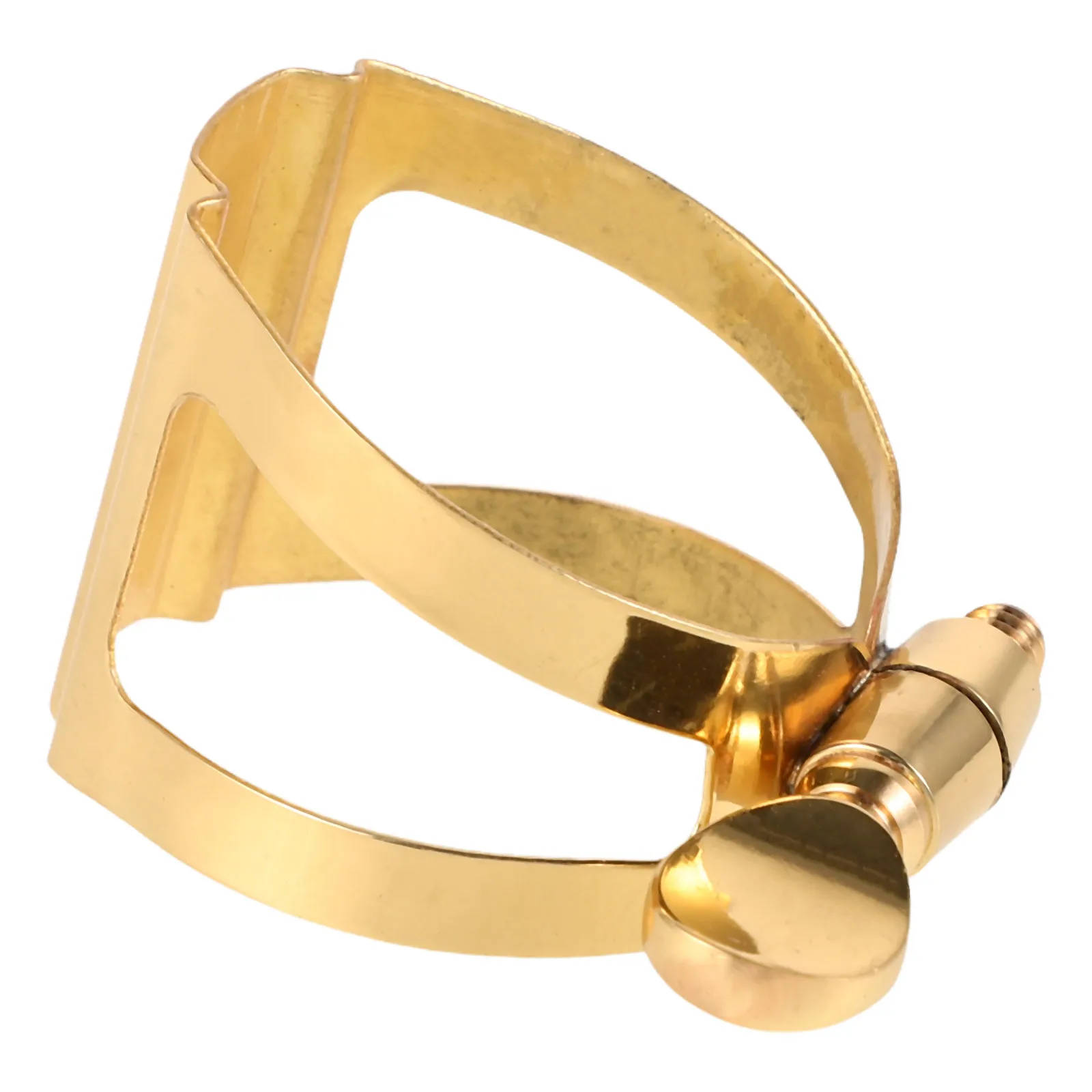 

Ligature Fastener For Alto Saxophone Smooth Surface With Dust-Proof Case Saxophone Clip Sax Accessories Ligature Parts