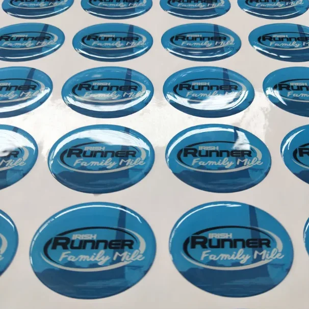 Customized 3D Creative Epoxy Dome Resin Stickers Vinyl Stickers Car Phone Laptop Stickers Labels