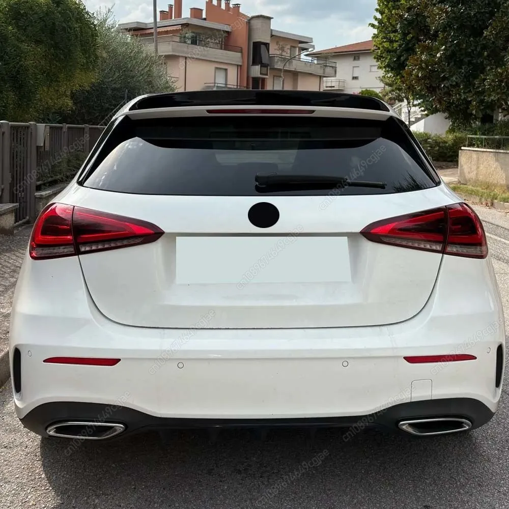 

Задний спойлер багажника на крышу, хвостовые крылья, глянцевый черный комплект для Mercedes A-Class W177 A180 A200 A220 A35 AMG Hatchback 2018-2023 Тюнинг