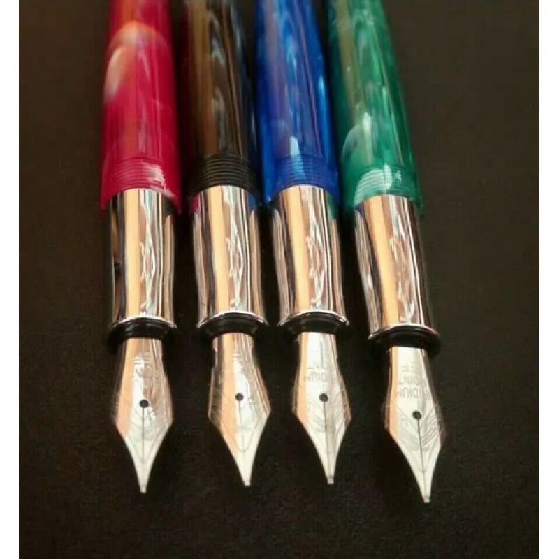 A+ Sikib 169 Acrylic Fountain Pen & Converter, Extra Fine Nib, 4 Color Options
