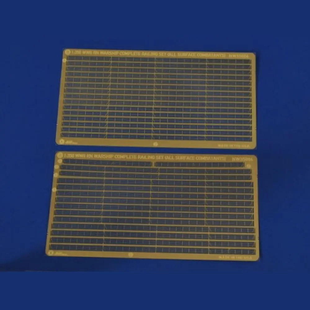 AM-WORKS NW35006 1/350 Railing: WWII RN surface vessels - Upgrade Detail Set