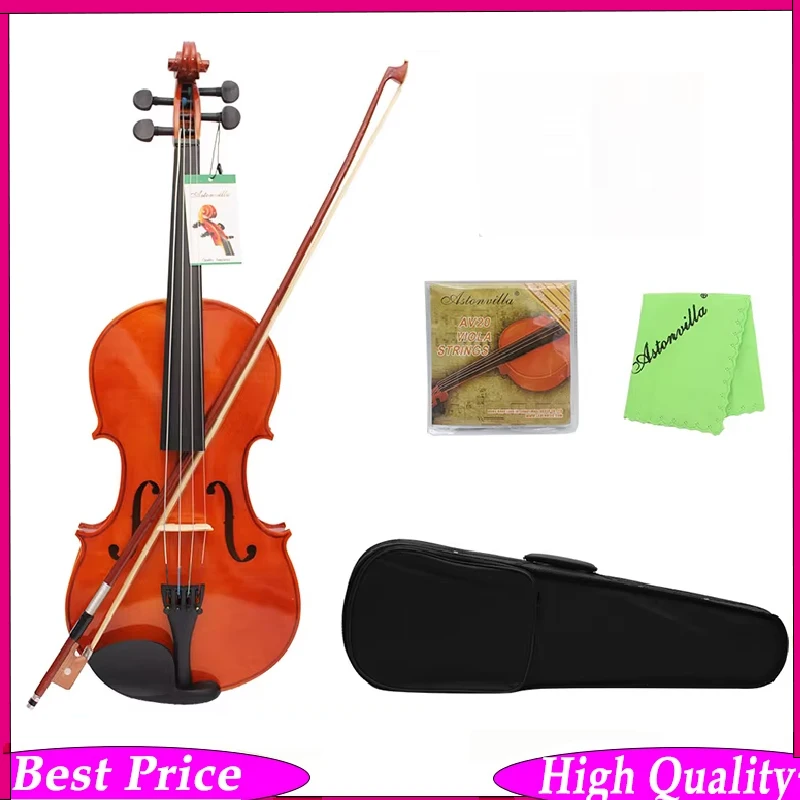 4/4 Viola Professional 6 Inches Spruce Panel Professional Acoustic Viola with Viola Bow Case And Accessories