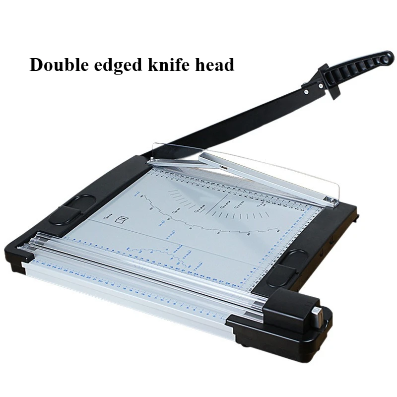 Taglierina di carta multifunzionale creativa Taglierina di carta 2 in 1 Tutta la taglierina di carta Linea punteggiata in pizzo Interruttore a coltello pieghevole per ufficio