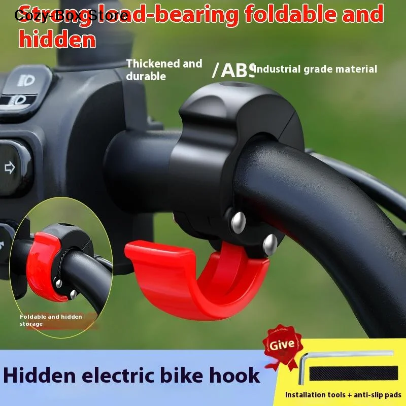 [ZY]1 Set Bicycle Scooter Motorcycle Helmet Hook ABS Luggage Helmet Hanger Hanging Bag Hooks DIY Accessories[ZY]