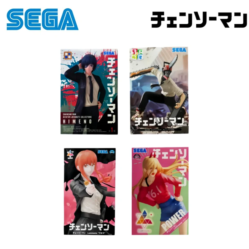 Sega In Stock Original Box Garage Kit Model Chainsaw Man Himeno Denji Anime Characters Collectible Original Action Figure Statue