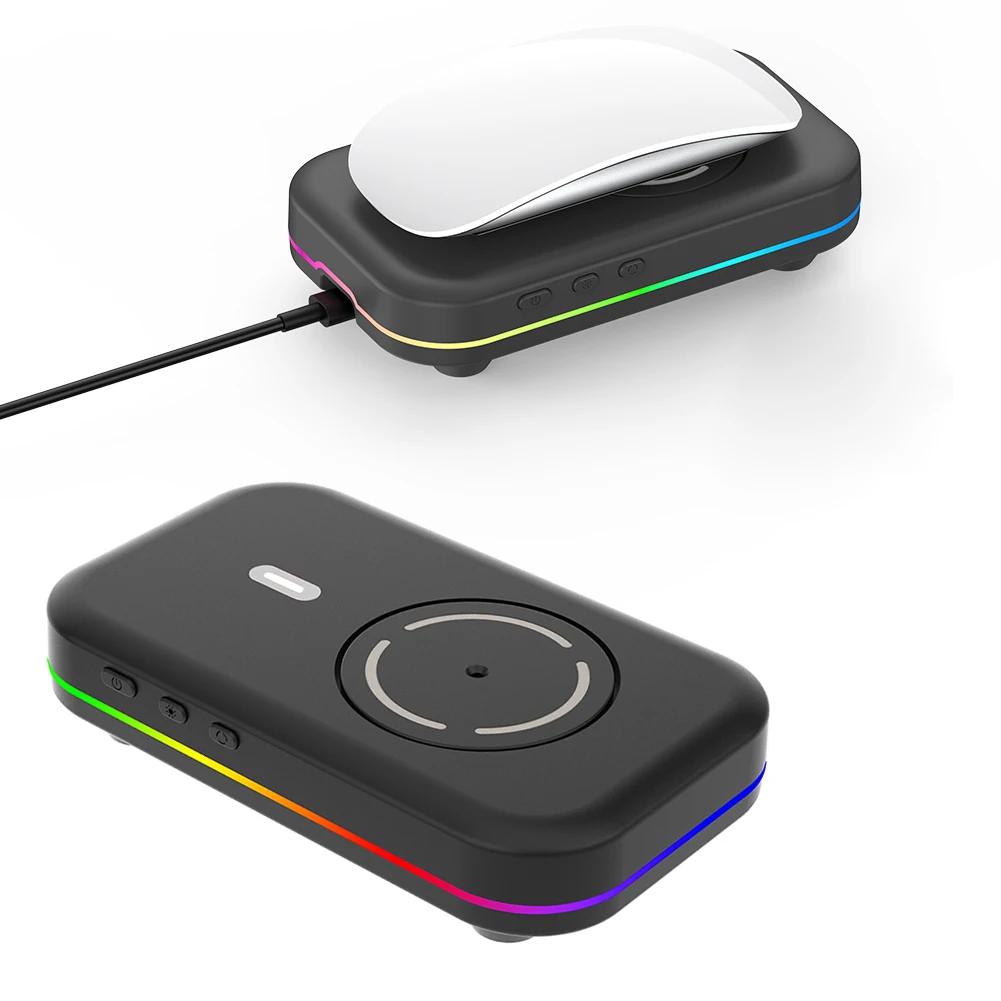 Undetectable Mouse Mover Jiggler ON/Off Switch Mouse Shaker Type-C Port Automatic Mouse Wiggler No Software Required/Driver-Free