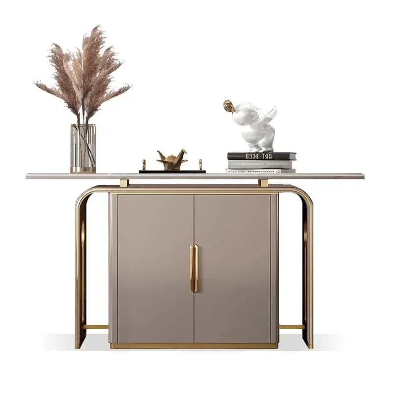 Ingang Eindpunt Gangpad Gang Decoratieve opbergruimte Entreetafel