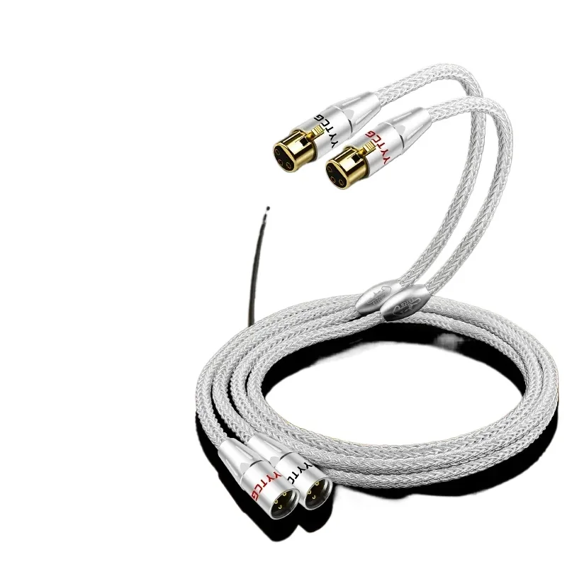 Elevate your audio experience with the YYTCG sterling silver Kanon audio cable, meticulously engineered for audiophiles and