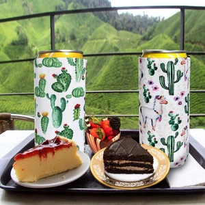 حقيبة تبريد النبيذ Skinny Can ، حامل عالي قصير ، حوامل قابلة للطي ، مبرد بيرة ، مبرد نبيذ نحيف ، 2 عبوة ، 12 أونصة أفضل 10 آيس كريم بيرة محمول للمبيعات - رقم 4