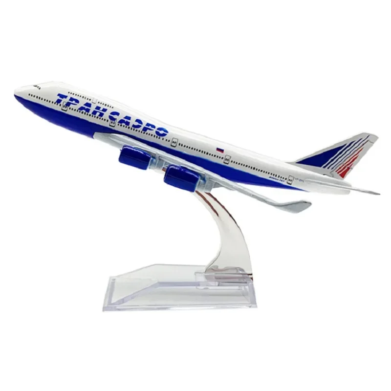 

16cm airline models Russian b747 Diecast Airplane Model For Gift Collection gift Scale Alloy Metal Souvenir Hobby plane