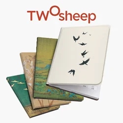 twosheep Chinese Style Magnetic Core Case suit for Boox Go6 GenII Go6 Poke7 Poke6 Poke5 Auto Wake Slim Protective Folio Cover
