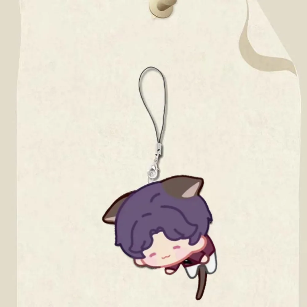 لطيف ورائع الملمس المحمول مجوهرات الحبل لعبة الحب والمساحة العميقة الاكريليك شخصية الطرفية الكرتون مطابقة