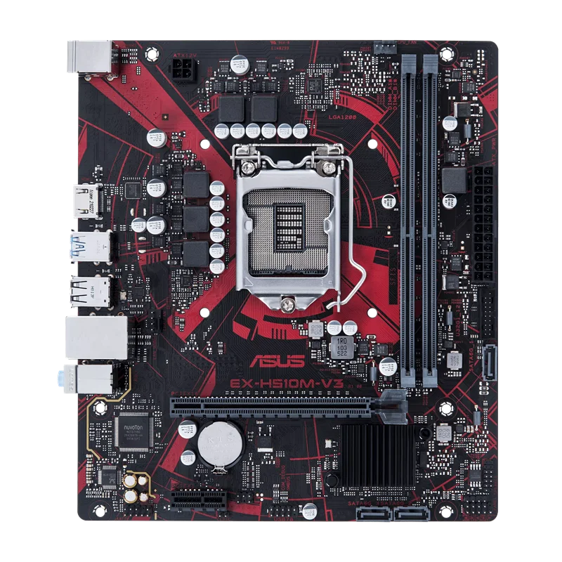 ASUS EX-H510M-V3 Intel H510 LGA1200 Micro ATX Motherboard Support 10th 11th Gen CPU DDR4 Desktop Mainboard