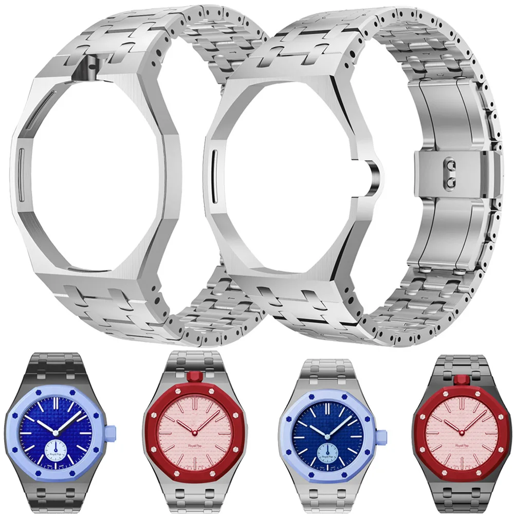 Uhrenarmbänder für Swatch X AP Royal POP Uhrenarmband Edelstahl Metall Armband Herren Luxus Armband für Swatch AP Royal Pop – Detail 7