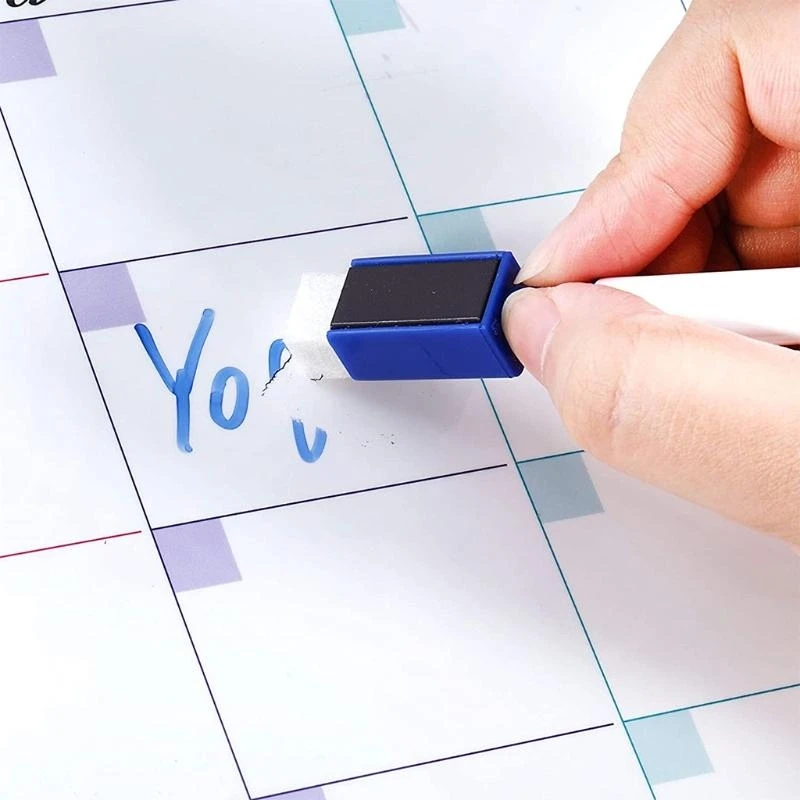 冷蔵庫のホワイトボードのための柔らかい磁気ホワイトボード毎月/毎週のプランサレンダー