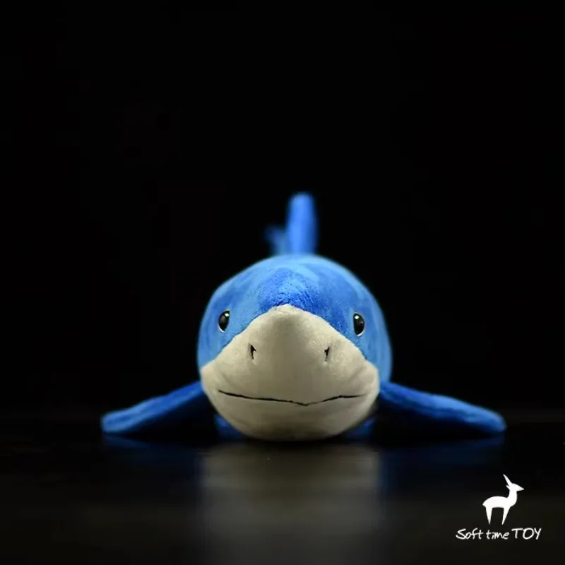 ZWY Origineel Realistisch Blauwe Haai Pluche Speelgoed Gedetailleerd Mariene Creatuur Collectible Cadeau voor Oceaanliefhebbers en Woondecoratie