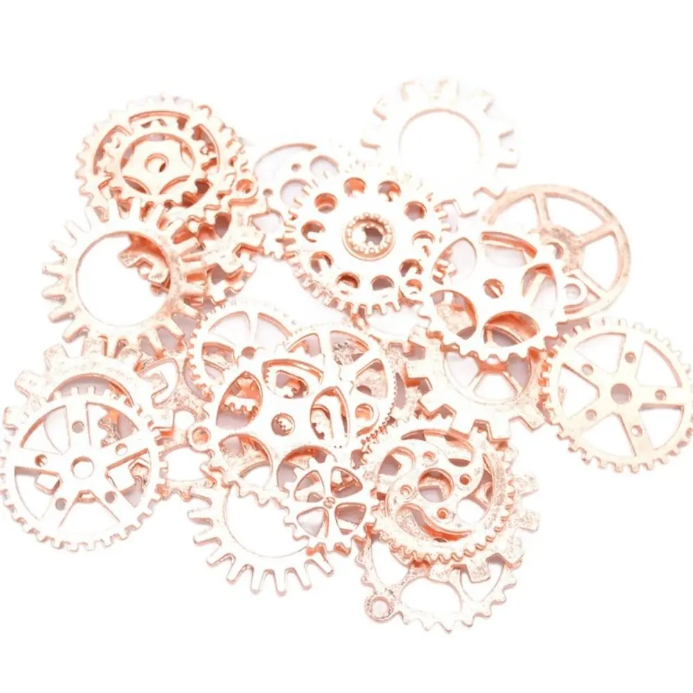 Alloy Steam Gear Pendant 10 Color Mixed Mechanical Style DIY Jewerly Accessories Jewelry Findings Necklace Gear Decoration