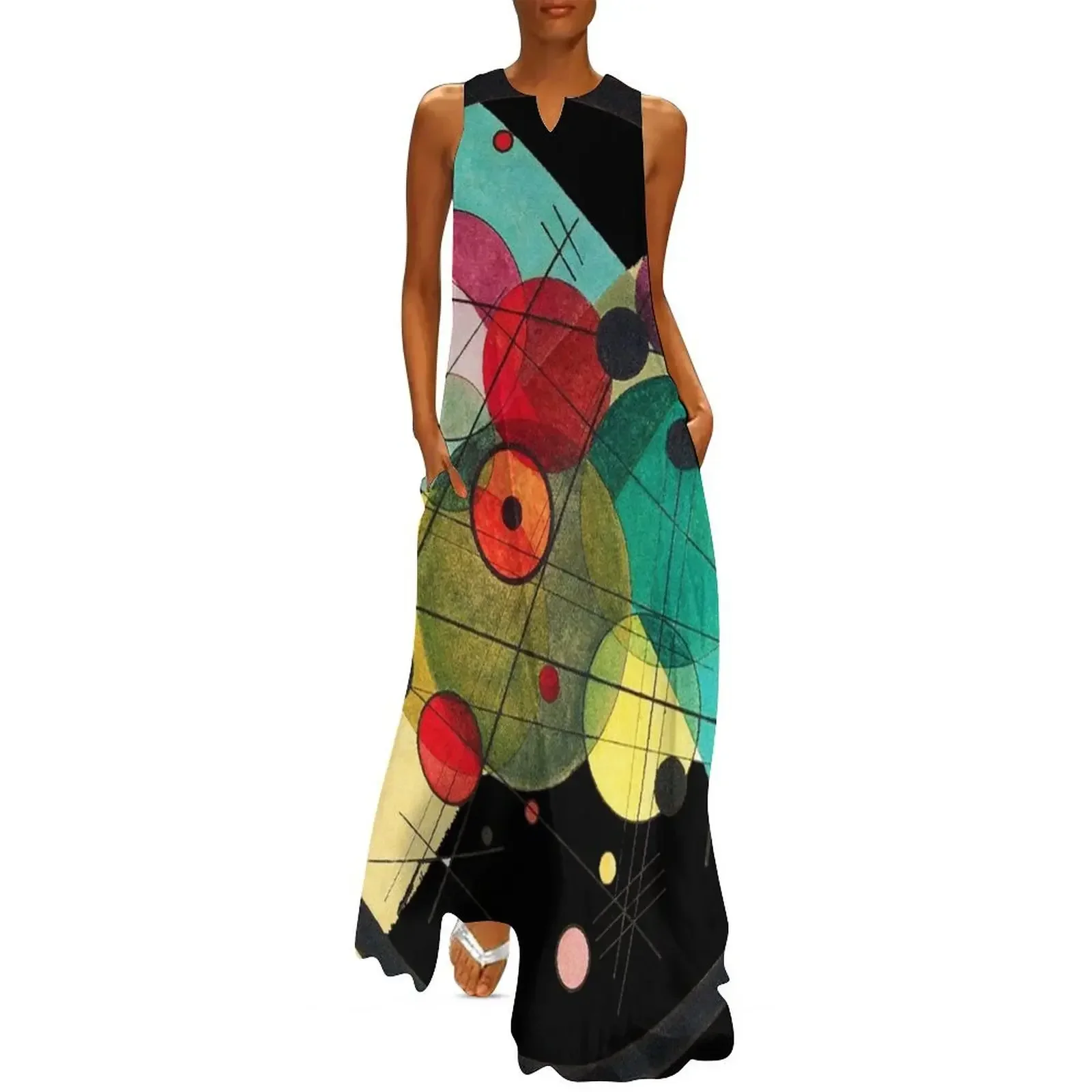 

HD. Circles in a circle, by Wassily Kandinsky Long Dress womens clothing Long dresses clothes for women Dress
