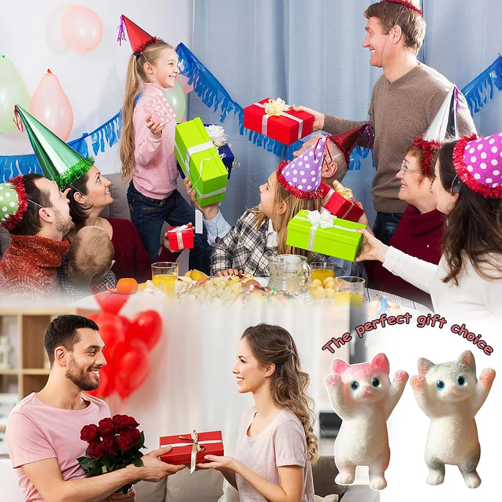 

Игрушка для сжимания кошек, мультяшная игрушка для снятия стресса, милая сенсорная игрушка для кошек, декомпрессионная игрушка для подростков, студентов