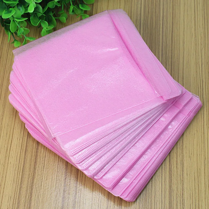 100PCS CD DVD Doppelseitige Abdeckung Lagerung Fall Kunststoff Tasche Hülse Umschlag Bieten Lagerung Schutz Für CD Und DVD Disc ordner