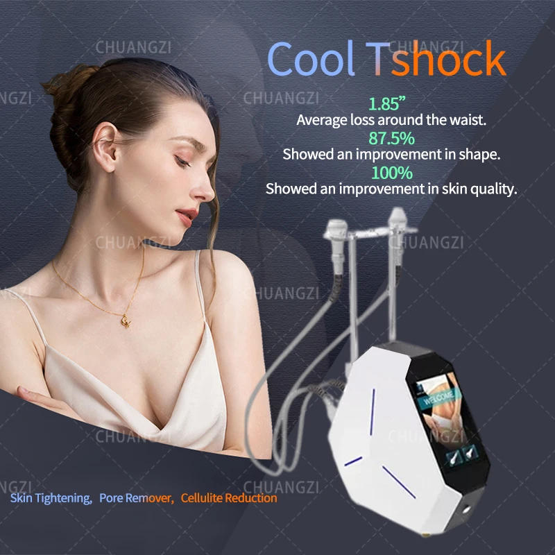 2 in 1 Thermal TShock Cryoskin Fat Reduction Machine Face Body EMS body slimming cooling Machine