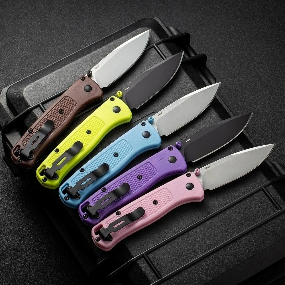 BM535 الجديد عالي الجودة مناسب لحمل سكاكين حادة قابلة للطي للتخييم في الهواء الطلق مع إصدار خاص هدية رائعة