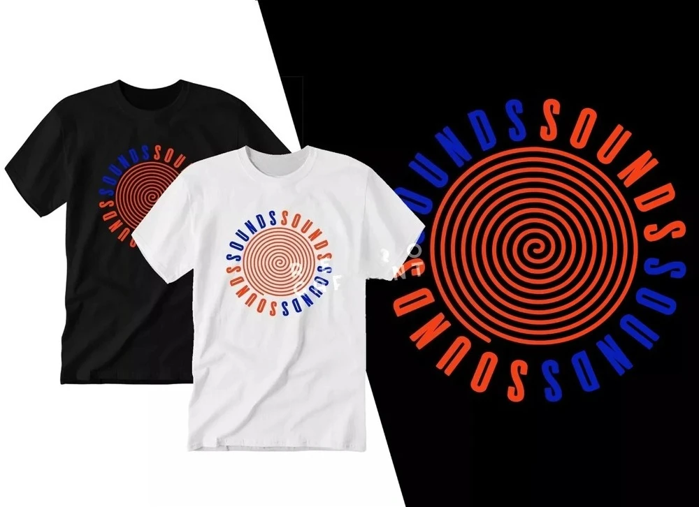 Sounds As Worn By Rock Singer Retro T-shirt with Unisex Printed Pattern Suitable for Daily Wear and Music Festival T-shirts