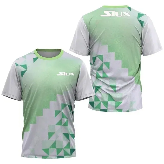 Siux-Camiseta de secado rápido para hombre y mujer, camisa deportiva transpirable, absorbente de sudor, para correr, bádminton, tenis, voleibol, Verano