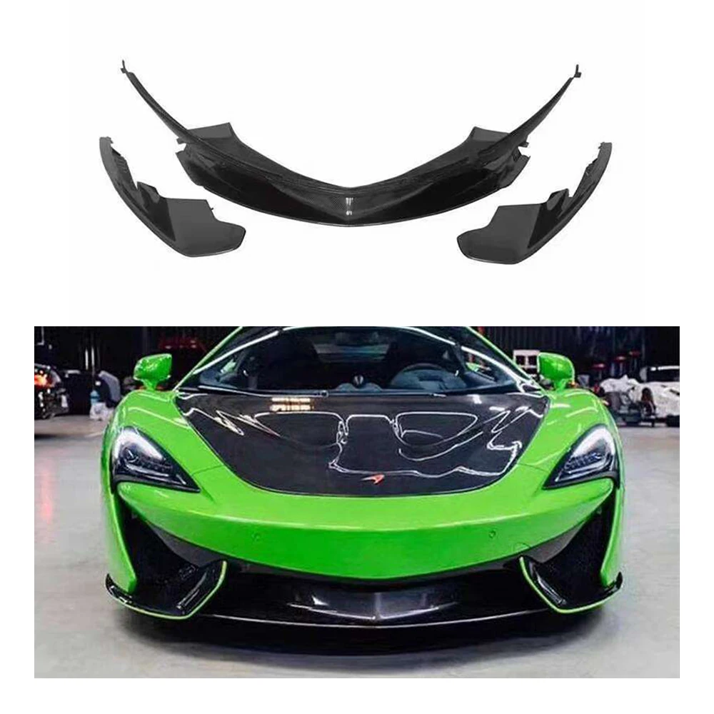OEM Style Carbon Fiber Bodykit New Condition Front Bumper Lip For McLaren 570GT/540C/570s