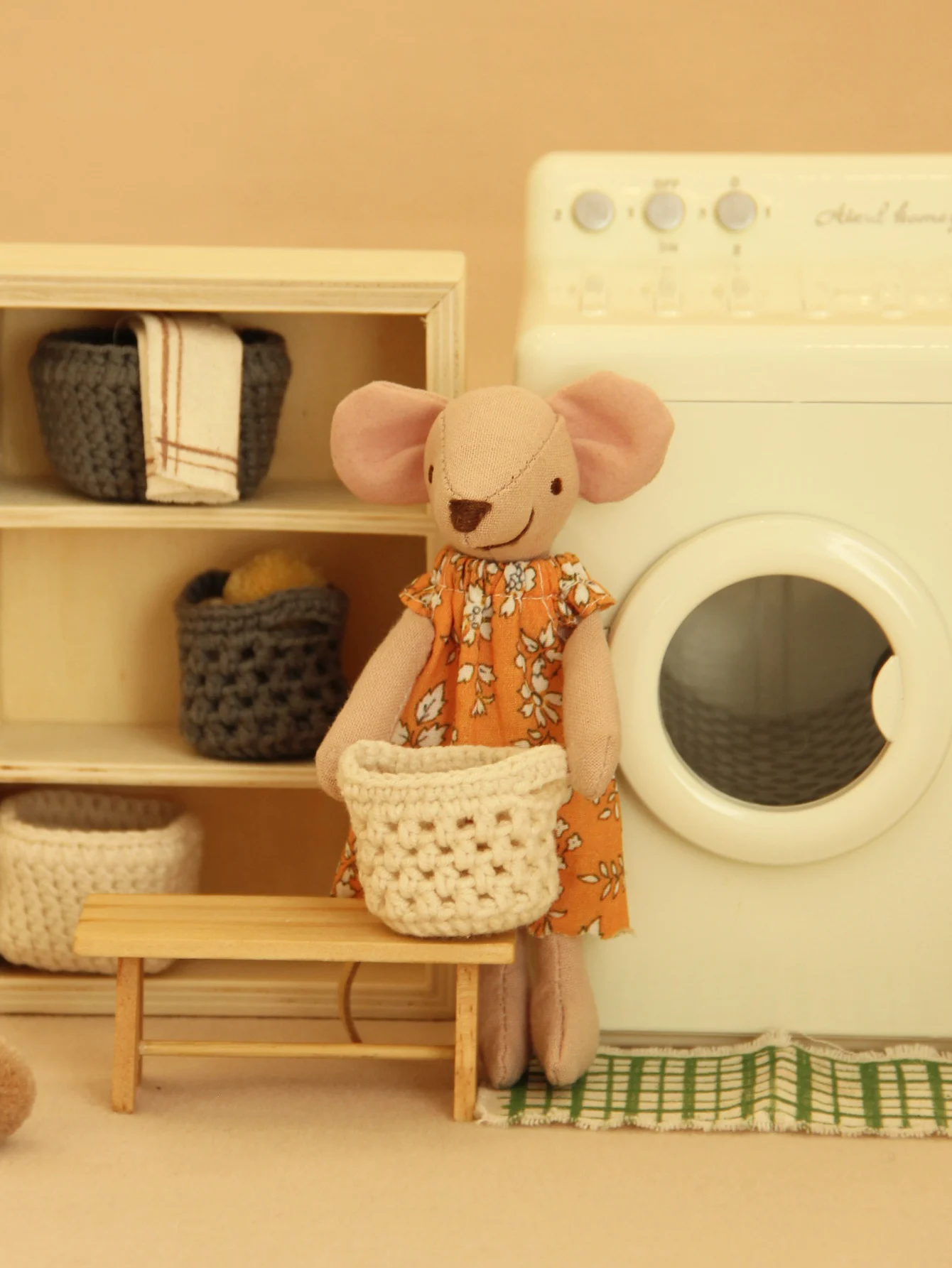 플레이하우스 장난감 13cm 드레스를 입은 변형 가능한 쥐 BJD Ob11 인형집 홈 액세서리에 적합