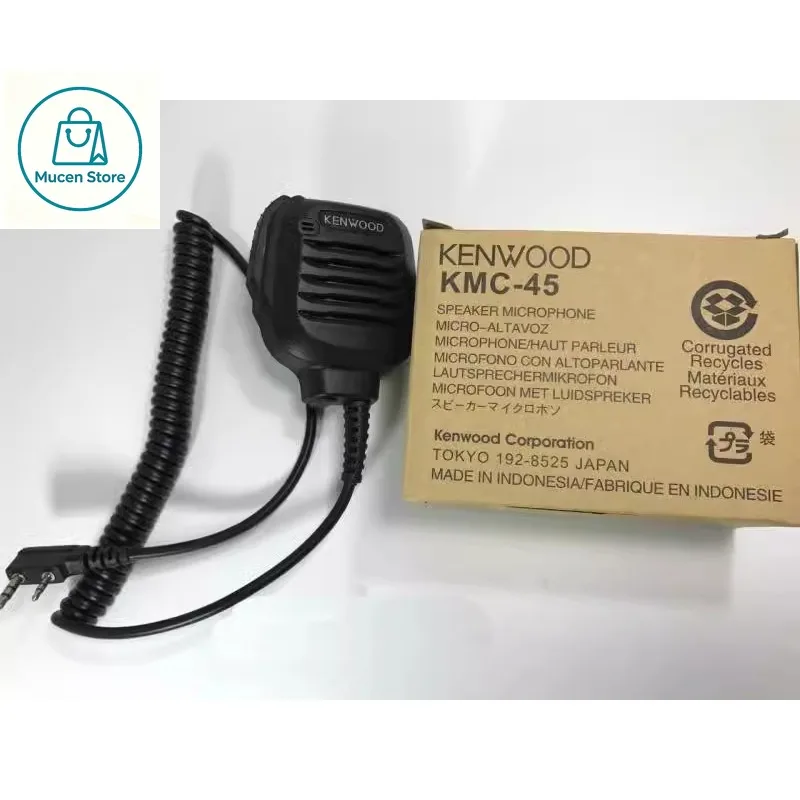 KMC-45 2Pin K-Type Speaker Microphone Walkie Talkie Handheld MIC for KENWOOD NX-220 TK240 TK272 TK2000 Two Way Radios Accessory