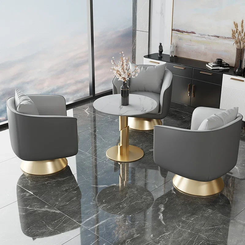 Hotel Vanity Accent Armchair Vanity Salon Makeup Lounge Leather Luxury Swivel Chairs Minimalist Chaise Lounges Outdoor Furniture