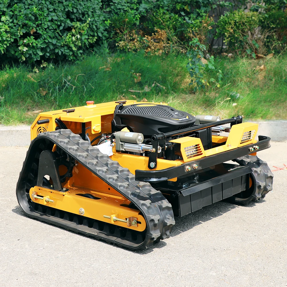 カスタマイズ可能な高品質・高性能リモコン芝刈り機、四輪駆動、45 °   丘陵地用草刈機、送料無料