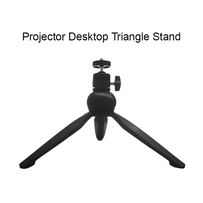 Tripod dudukan proyektor, aksesori fotografi multifungsi ponsel, dapat disesuaikan berputar dengan 1/4 sekrup untuk ponsel