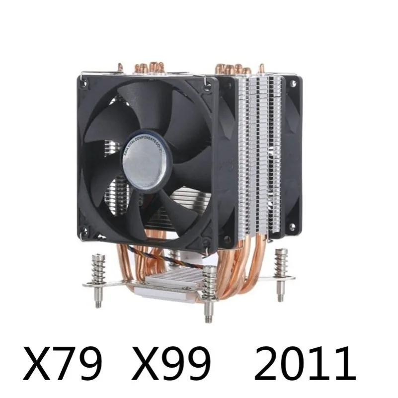 6 Heat Pipe CPU Cooler,2011 Dual Server Board X99 X79,E5 Silent Air Cooling Radiator