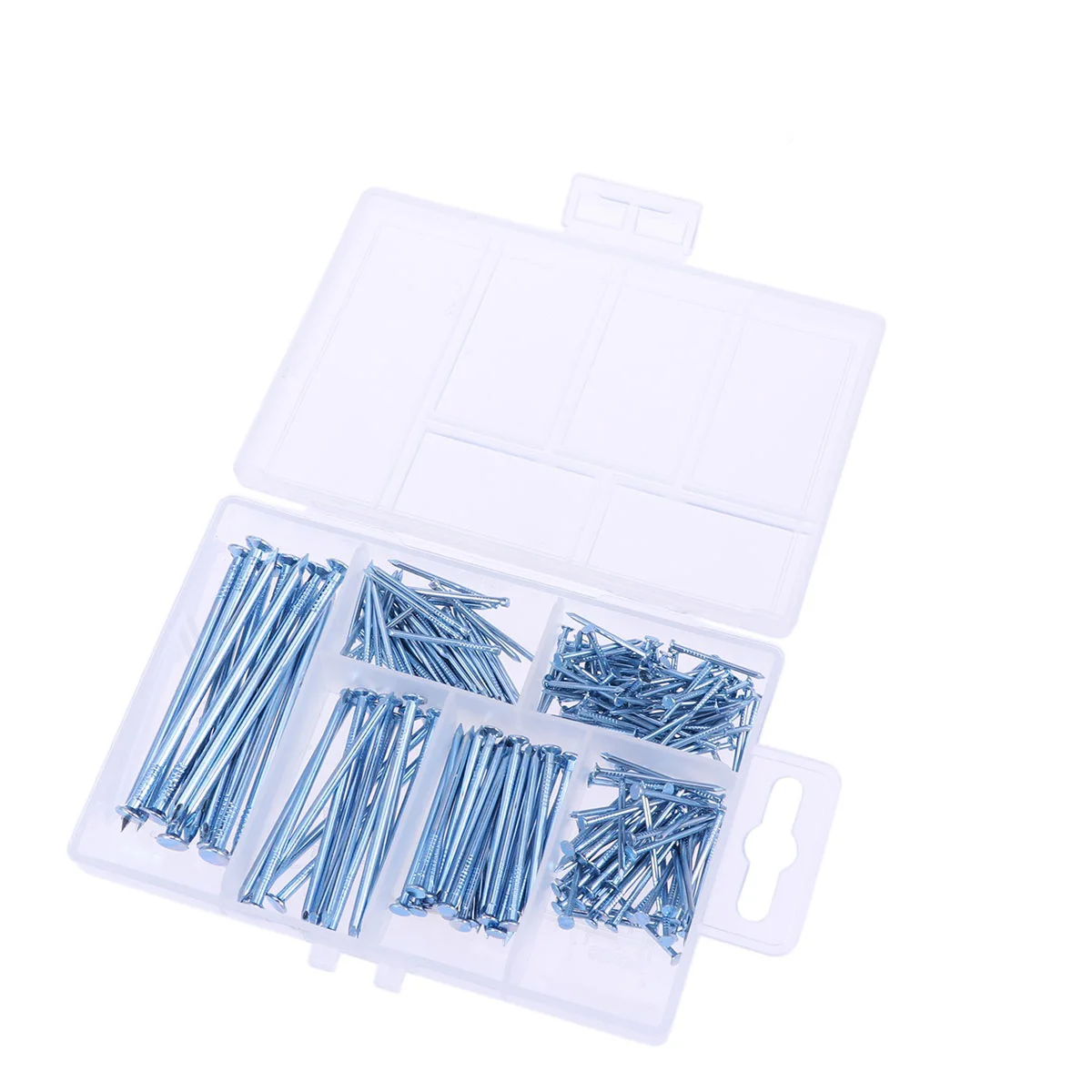 240 PCS Nails Brad Picture Hanging Electric File Small Assortment Kit Masonry Gel