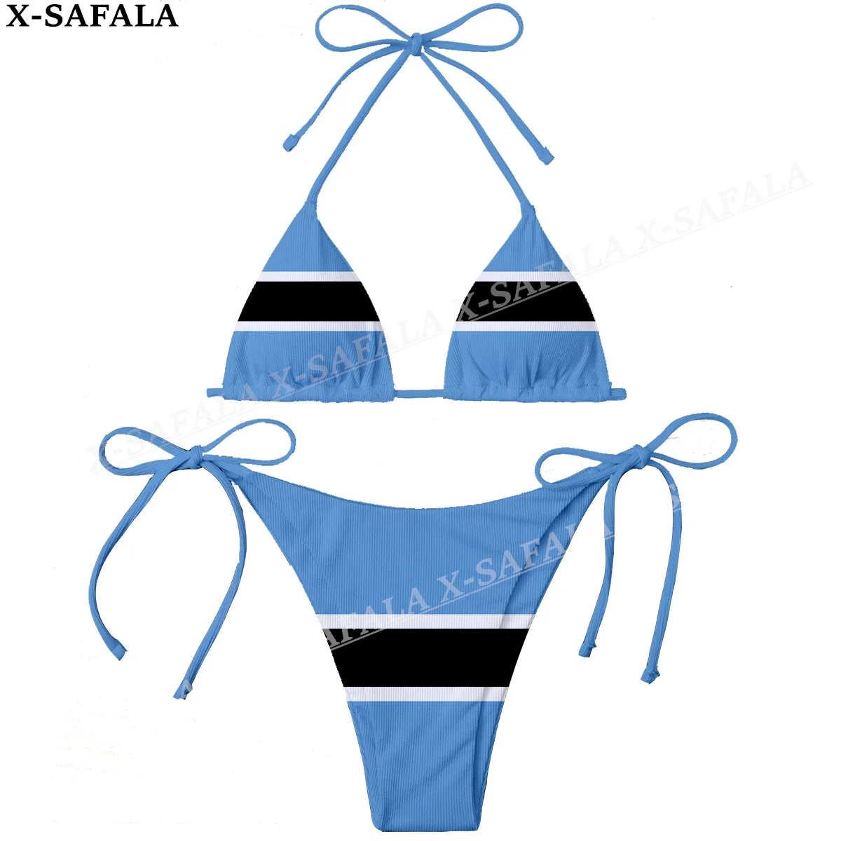 

Botswana Country Flag 3D Print Women Micro Sexy Bikini Bra Set Summer Beachwear Sexy Beach Two Pieces Bathing Suits Swimwear